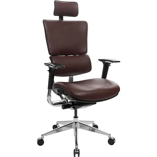 Офисное кресло GT Racer X-807 Leather (P-01), темно-бордовое (X-807 Leather Burgundy (P-01)) - фото 3