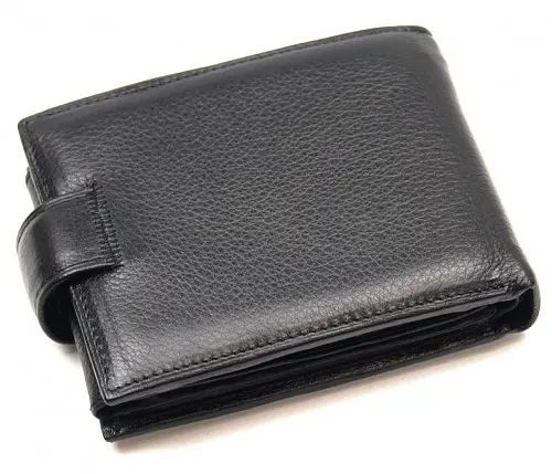 Мужской кожаный портмоне Marco Coverna 12.5х10х2.5 см acs0026390 - фото 3