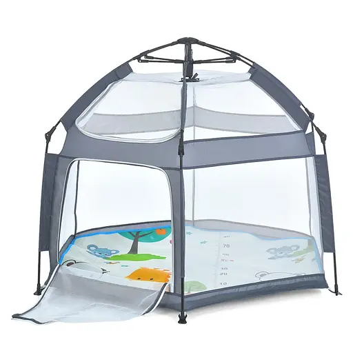 Дитячий манеж MR 1512 Silver Mist 146×127×110 см - фото 2