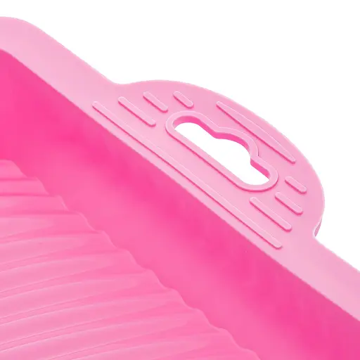 Форма квадратна силіконова для випікання кексів, тортів, пирогів та тістечок 18х18 см, A-plus Рожевий 85740 - фото 8