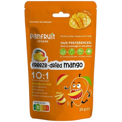Манго Panfruit сублімоване слайси 25 г
