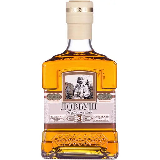 Бренді Довбуш Карпатський 3* 40% 0.25 л (830175)
