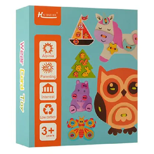 Деревянная игрушка Шнуровка MD 2622 - фото 2