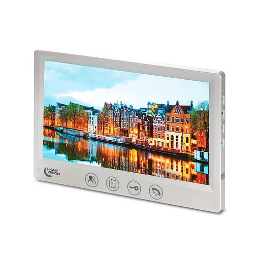 Відеодомофон 7" Light Vision AMSTERDAM FHD White (82-00206) - фото 3