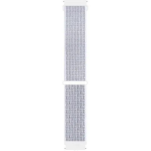 Ремешок DK CDK для Garmin Forerunner 255 / 255 Music 22mm Nylon Sport Loop (012416) (summit white) - фото 2