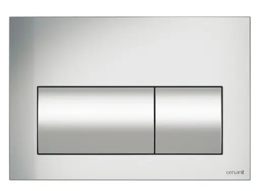 Кнопка змиву Cersanit Presto хром матовий K97-348 - фото 1