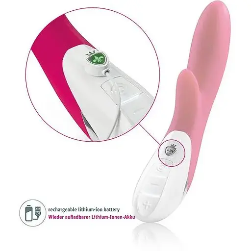 Вібратор-кролик Mystim Danny Divido Pink - фото 6