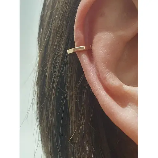 Золота сережка-кафф на хелікс Столична Ювелірна Фабрика. 110851Я - фото 2