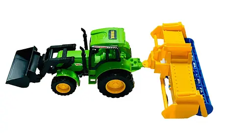 Трактор 858-11, инерция 43см, под слюдой (6900001202615) Зеленый - фото 1