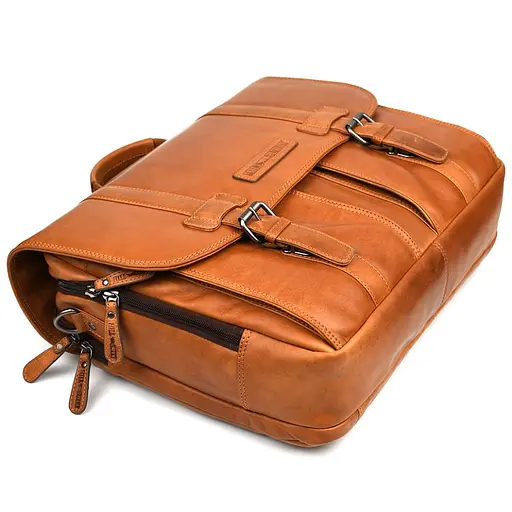 Кожаная сумка для ноутбука Hill Burry 41х35х16 см sum0025438 - фото 7