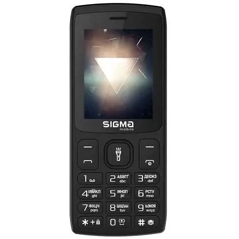 Мобільний телефон Sigma mobile X-style 34 NRG Type-C, чорний, 2 Mini-SIM, дисплей 2.4" кольоровий (240x320), моноблок, MediaTek - фото 1
