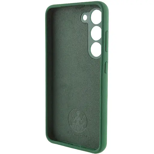 Чохол Lakshmi Silicone Cover Full Camera (AAA) для Samsung Galaxy S22 Зелений / Cyprus Green - фото 4