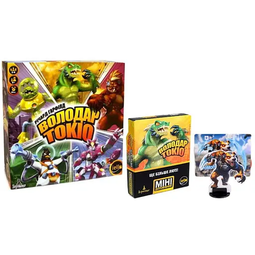Настільна гра Ігромаг Володар Токіо + Ще більше люті + Національний монстр 2. Громопес (укр.) - фото 1