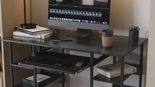 Компьютерный стол Ferrum-decor Скай 75x100x70 белый ДСП Дуб Артизан 16мм (FRD-101094) - фото 7