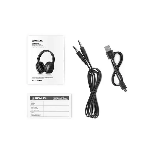 Навушники REAL-EL GD-820 Black - фото 9