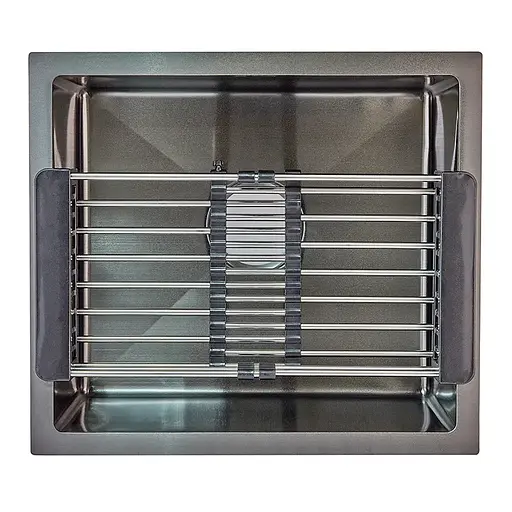 Кухонна мийка Zerix ZH4843B-215 ZM5555, Графит - фото 1