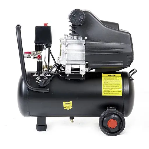 Компресор одноциліндровий Apro OFD-24 1,5кВт 205л/хв 24 л 2 крана 30412 - фото 3