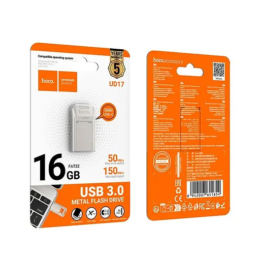 Hoco Smart USB3.0 Type-C rotating USB flash drive (16GB) UD17 |exFAT| - фото 2