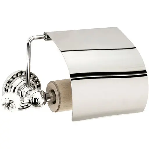 Тримач для туалетного паперу Kugu Swan 411C Хром - фото 1