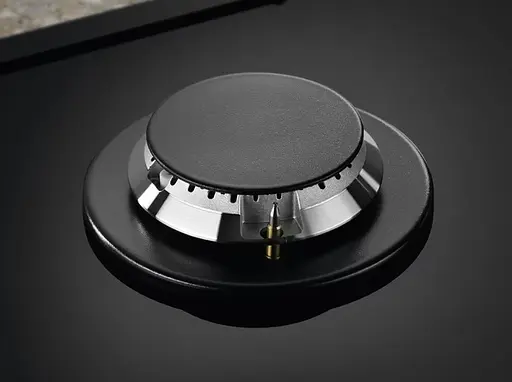 Варочная поверхность газовая на стекле Electrolux 60 см чугун черный - фото 3