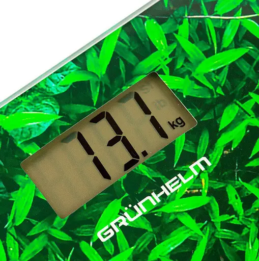 Напольные электронные весы бытовые Grunhelm BES-GRA20 стеклянные весы Весенняя зелень 180 кг - фото 4