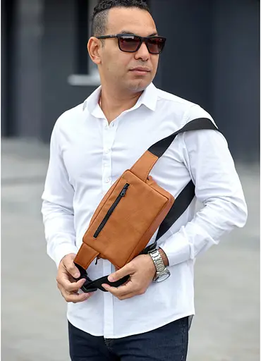 Чоловіча сумка бананка  Sambag 24х16х6 см sum0015544 - фото 6