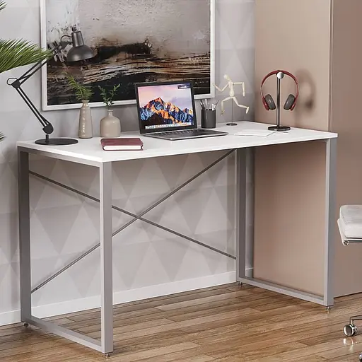 Письменный стол Ferrum-decor Серии Коннект 75x120x60 серый ДСП Белое 16мм (FRD-104213)