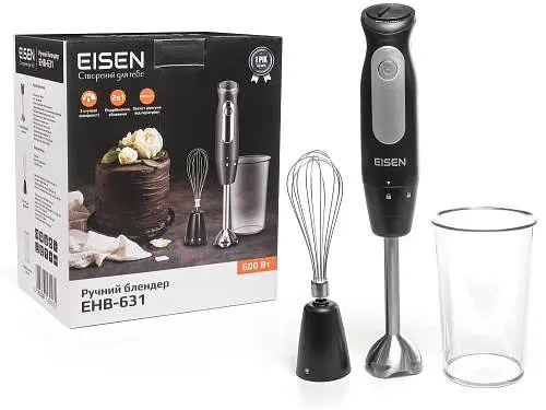 Блендер Eisen EHB-631, Black, 600W, занурювальний - фото 5