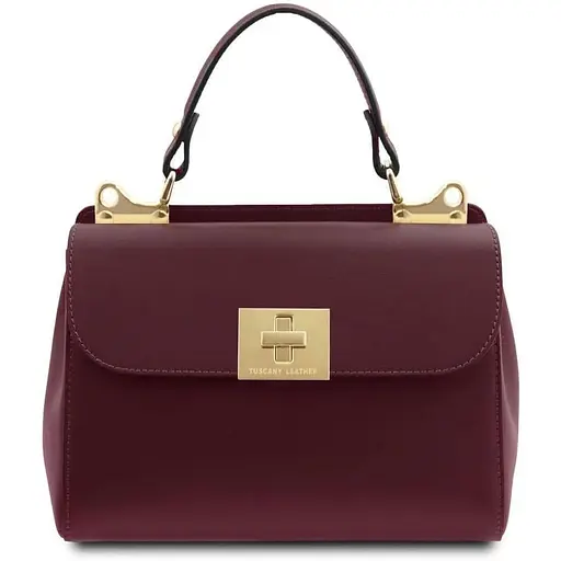 Женская кожаная сумка Tuscany 24.5х18х13 см sum0028157 - фото 1