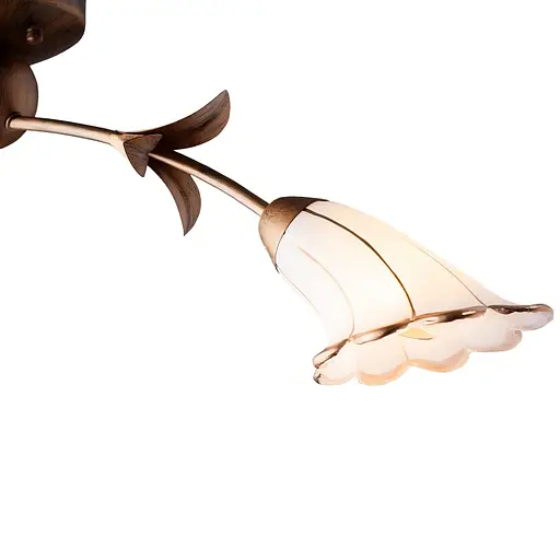 Люстра стельова Brille флористика E14 60W BR (LK-199C/3) - фото 3