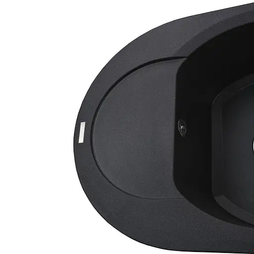 Гранитная мойка Globus Lux Moraine черный металлик 600x470мм-А0001 000022428, Черный - фото 5