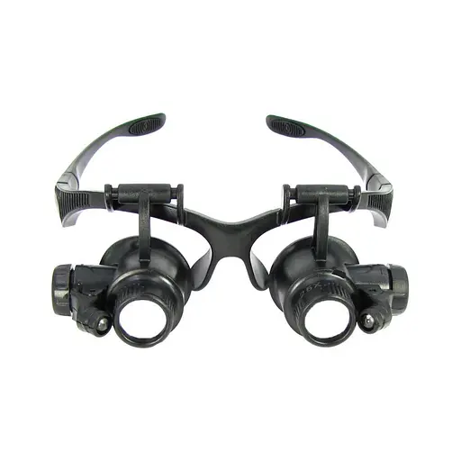 Биноочки NO.9892GJ с LED подсветкой (4 пары линз d=20mm, 10х/15х/20х/25х) - фото 5