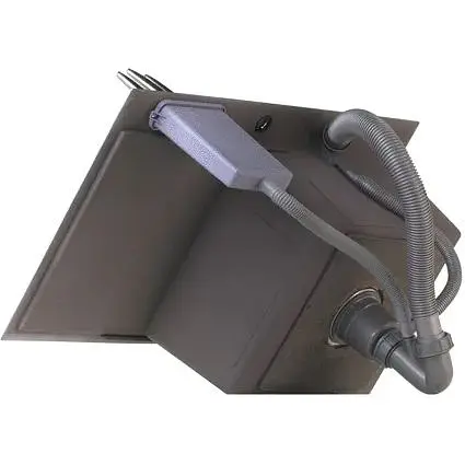 Мийка на кухню Nett NS-7848(L) з нержавійки з лівим крилом 1.5 мм накладна - фото 3