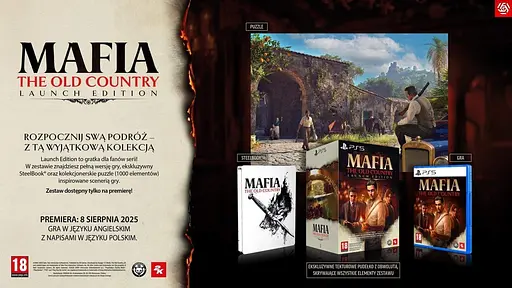 Игра PS5 Mafia: The Old Country Launch Pack (Puzzle + Steelbook) (5908305250289) - фото 2