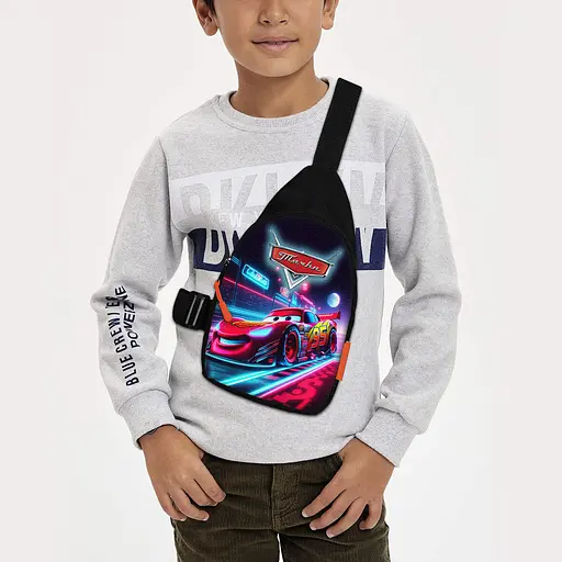 Сумка через плечо детская Тачки Молния Маккуин 29х17 см сумка слинг для мальчика (02217)