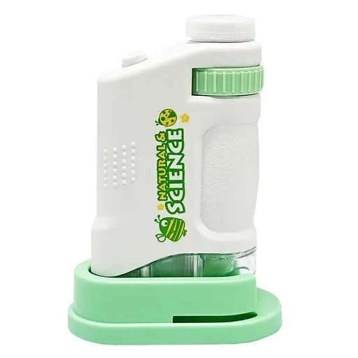 Дитяча іграшка "Мікроскоп" YG Toys 3108B(Turquoise) щипці, скло в комплекті - фото 1