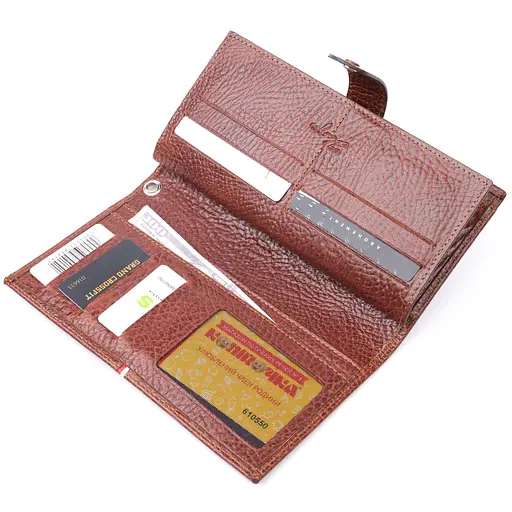 Чоловічий шкіряний клатч KARYA 19,5х10,3х3 см acs0023977 - фото 5