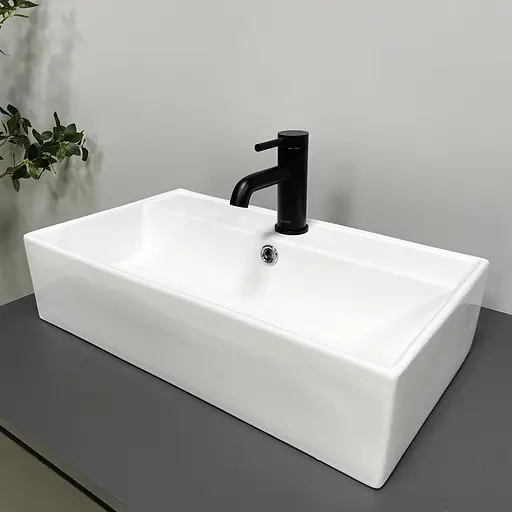 Умивальник VBI Tavernola white накладний VBI-015506, Білий - фото 2