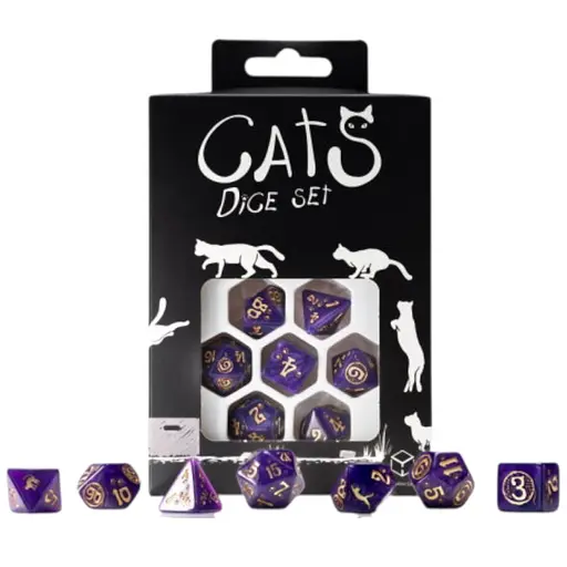 Набір кубиків Cats Dice Set: Purrito , 7 шт. (SCAT01)