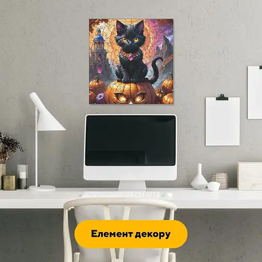 Пазл деревянный Кот Жахицкий, А4, 100 элементов, Деревянная коробка - фото 6