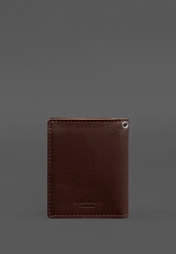 Кожаная обложка для удостоверения офицера ГНСУ (три кармана) бордовая - фото 7