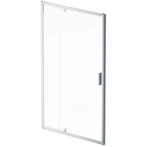 Душевые двери AM.PM Gem 120x195 см стекло прозрачное хром матовый W90UG-120-1P-195MT, прозрачный, хром матовый - фото 1