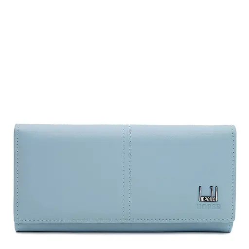 Гаманець жіночий шкіряний Horse Imperial A0001 блакитний - фото 3