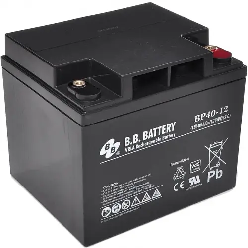 Акумулятор B.B. Battery BP 40-12 AGM (12V 40Ah)