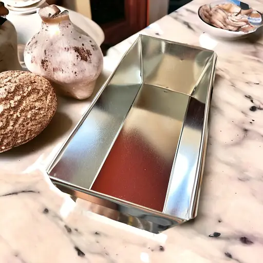 Форма для випікання хліба 25х12х7.5 з харчової жерсті, Kitchette Сірий 84946 - фото 5