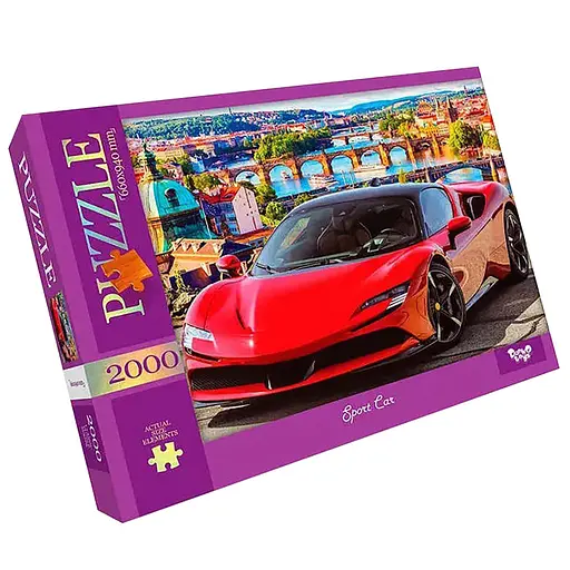 Пазл классический "Sport car" Danko Toys C2000-01-10, 2000 элементов - фото 1