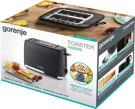Тостер Gorenje T850DPB (7054926) - фото 8