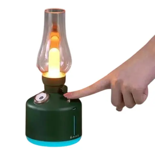 Увлажнитель воздуха Remax RT-EM21 Aladdin портативный в форме лампы зеленый - фото 1