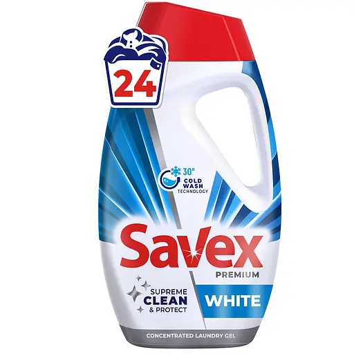 Рідкий заcіб для прання Savex Premium White 0.96 л