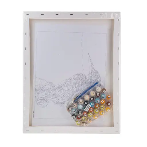 Набор для росписи по номерам "Гордая птица" 40*50 см, IDEA2-GX47493, ТМ "99IDEAS" - фото 6